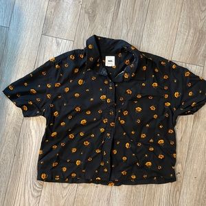 Vans Dark Floral Button Down